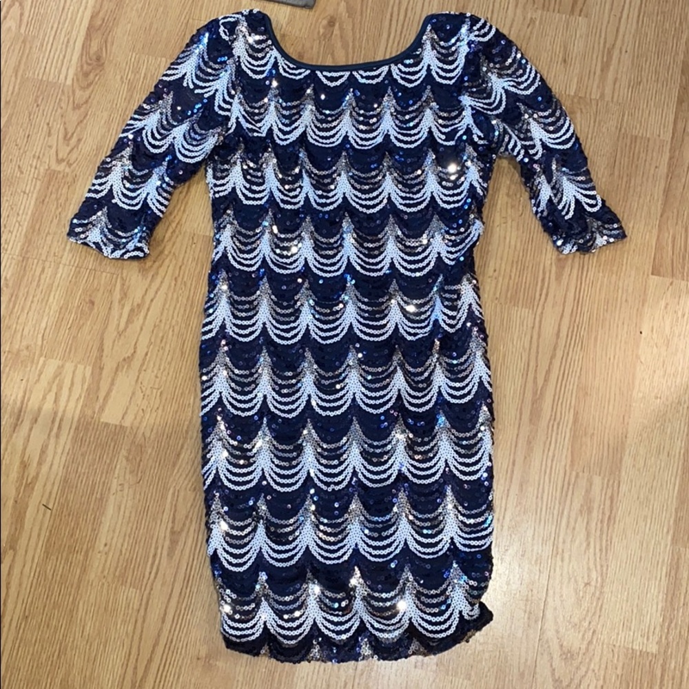 Sequence dress from Macy’s